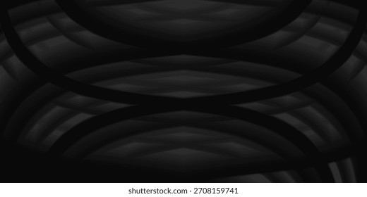 Cortina de onda negra sombra suave y borrosa. diseños de curva de Formas frágicas. fondo abstracto sobre fondo aislado.	