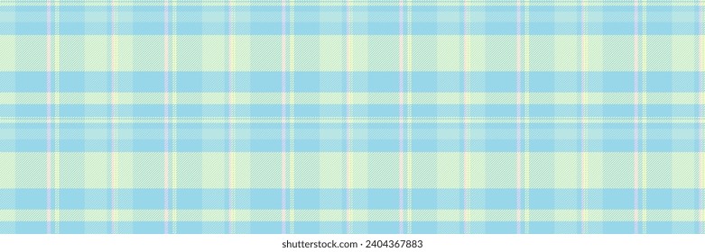 Curtain check vector background, softness pattern fabric tartan. Proud seamless textile texture plaid in light and cyan color.