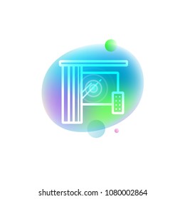 Curtain control system icon