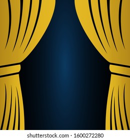 curtain design vector illustration