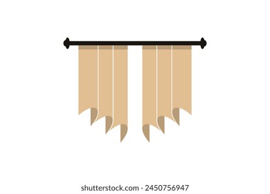 curtain element design for building decoration