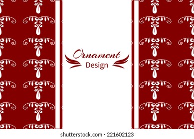 Curtain with floral ornament for your decor