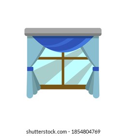 curtain icon design vector template