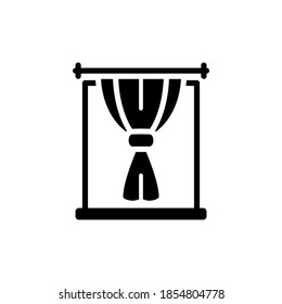 curtain icon design vector template