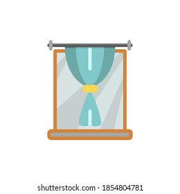 curtain icon design vector template