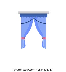 curtain icon design vector template