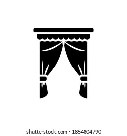 curtain icon design vector template