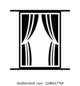 curtain icon flat vecktor trendy popular simple