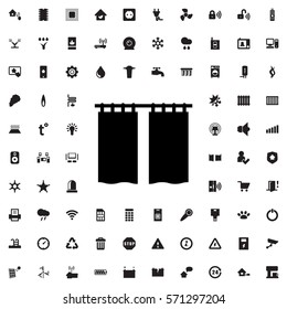 curtain icon illustration isolated vector sign symbol