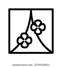 Icono de cortina ilustración Vector diseño Plantilla