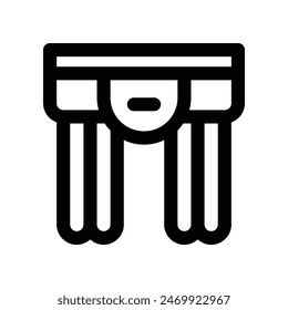 curtain icon. vector line icon for your website, mobile, presentation, and logo design.