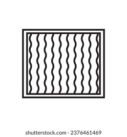 curtain icon vector template illustration logo design