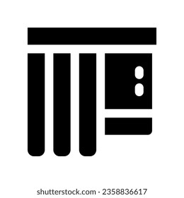 curtain icon. vector icon for your website, mobile, presentation, and logo design.