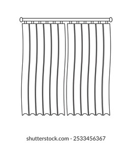 curtain illustration icon element design