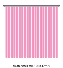 Curtain illustrator Icon Vector Free 