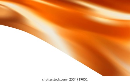 Curtain Isolated Celebration Event Backdrop. Wallpaper Vector Iridescent red gradient. Holographic foil