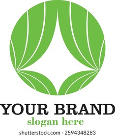 Curtain logo vector illustration design template