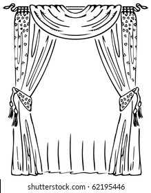 Curtain on a Window