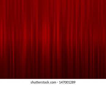 Curtain red curtain background