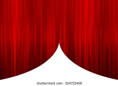 Curtain curtain stage