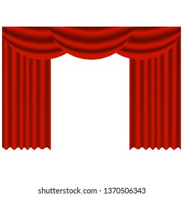 curtain, stage, drape,