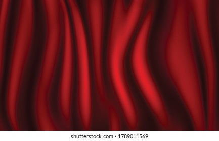 Curtain stripe background Red for placing products