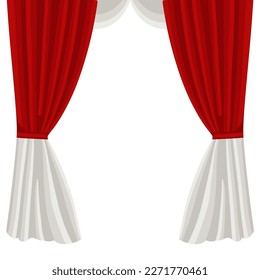 curtain or tirai decoration illustration curtain cinema curtain decoration