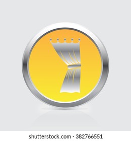 Curtain vector icon