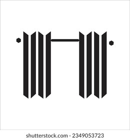 curtain vector icon line new