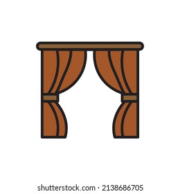 curtain for website graphic resource, presentation, symbol