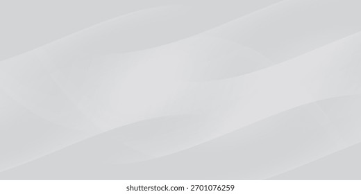 Cortina de onda blanca sombra suave y borrosa. diseños de curva de Formas frágicas. fondo abstracto sobre fondo aislado. Vector moderno
