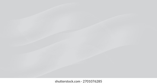 Cortina onda branca sombra suave e desfocado. formas frábicas curvas projetos. plano de fundo abstrato em isolado. Vetor Moderno