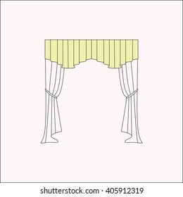 curtains. classic curtains. 