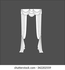 curtains . classic curtains . lambrequin .