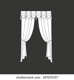 curtains . classic curtains . lambrequin .