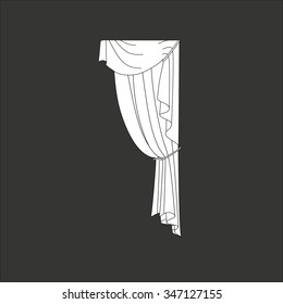 
curtains . classic curtains . lambrequin