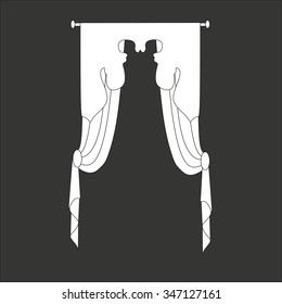 
curtains . classic curtains . lambrequin