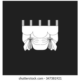 curtains, classic curtains, lambrequin