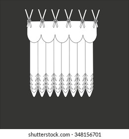 curtains . classic curtains . lambrequin