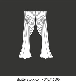 curtains . classic curtains . lambrequin