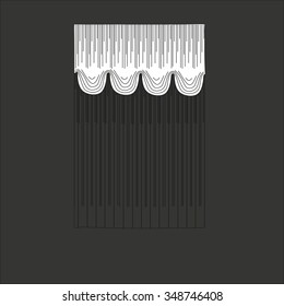 curtains . classic curtains . lambrequin