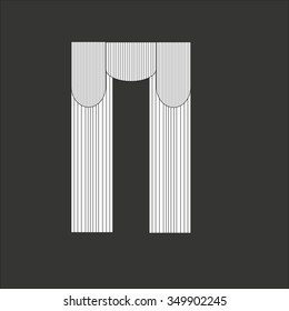 curtains. classic curtains. lambrequin.