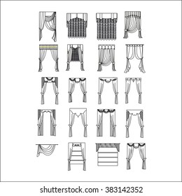 curtains . classic curtains . lambrequin