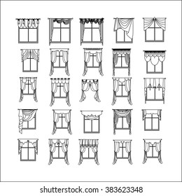 curtains . classic curtains . lambrequin