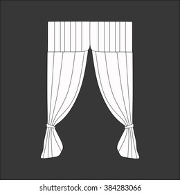 curtains . classic curtains . lambrequin