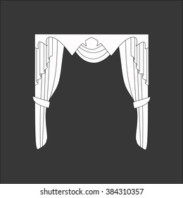 curtains . classic curtains . lambrequin