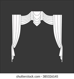 curtains . classic curtains . lambrequin