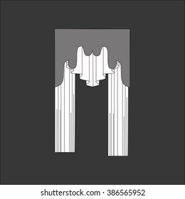 curtains . classic curtains . lambrequin