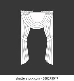 curtains . classic curtains . lambrequin
