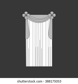 curtains . classic curtains . lambrequin